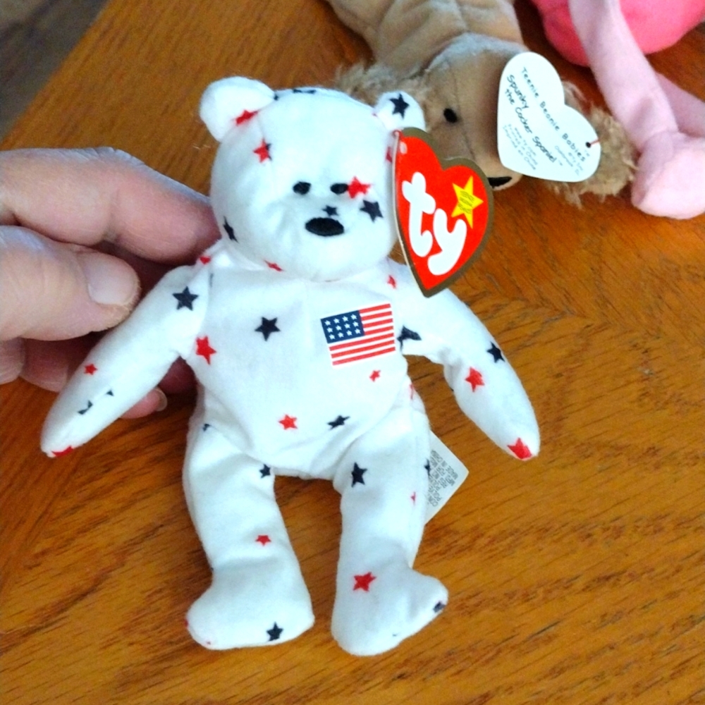TY GLORY BEAR TEENIE BEENIE FROM MCDONALDS W/TAG